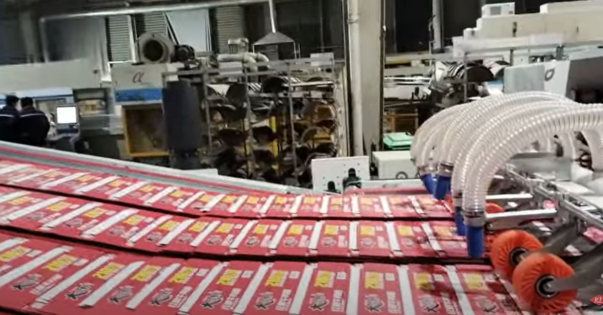 Produkcja pudełek na makaron