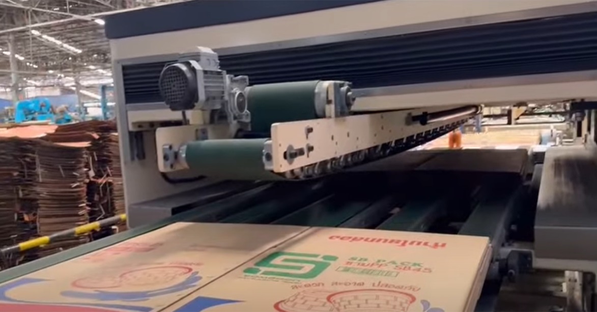 Składarko-sklejarka fleksograficzna Jumbo